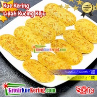 Kue Lidah Kucing Keju Sofia Premium (stoples +-340g)