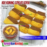 Kue Kuning Coklat Sofia Kemasan (stoples +-400gr)