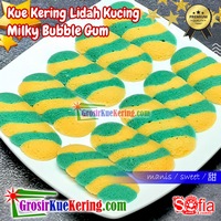 Kue Lidah Kucing Bubble Gum Sofia Premium (stoples +-340g)