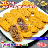 Kue Lidah Kucing Nutella Cheese Sofia Premium (stoples +-340g)