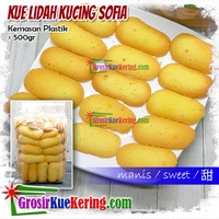 Kue Lidah Kucing Sofia Kemasan (plastik +-500gr)
