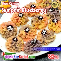 Kue Semprit Blueberry (stoples +-300gr)