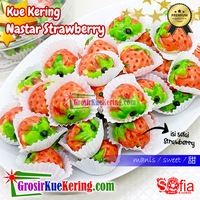 Kue Nastar Strawberry (Thinwall @1kg x 5pcs)