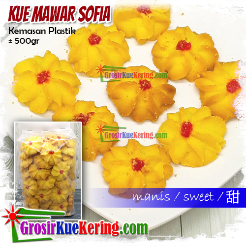 Kue Mawar Sofia (plastik +-500gr)