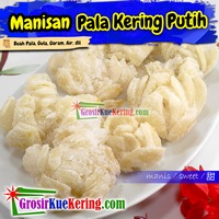 Manisan Pala Kering Putih