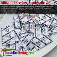 Silica Gel Oxyfree Foodgrade 2g (1 pak isi 400 pcs)