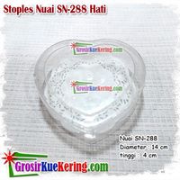 Stoples Nuai SN288 Hati (dia:12cm, tinggi 4cm)