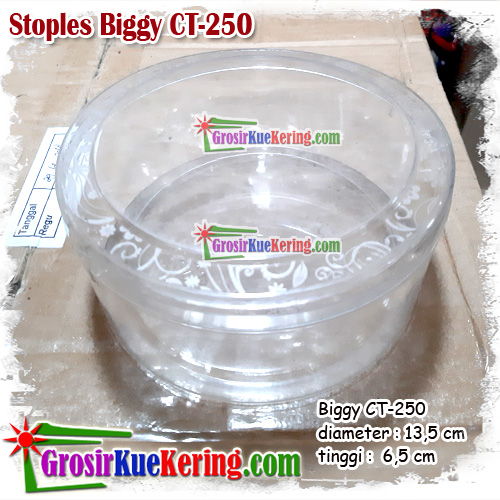 Stoples Biggy CT-250 Bulat (dia:13,5cm ; tinggi:6,5cm)