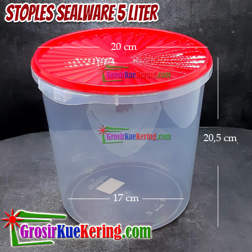 Stoples Sealware 5L (dia:20cm, tinggi 20,5cm)