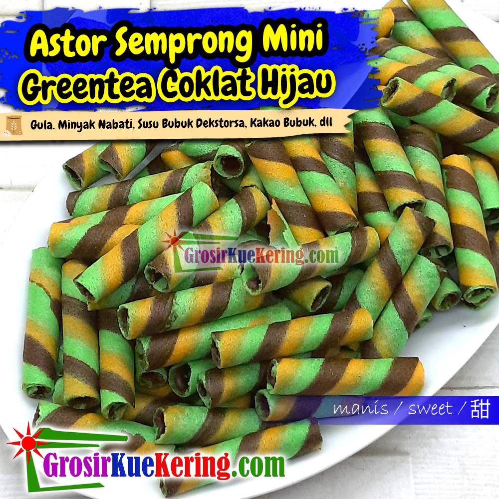 Astor Semprong Mini Greentea Coklat Hijau