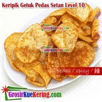 Keripik Getuk Pedas Setan Level 10