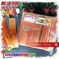 Mie Lidi Pedas (1 bal isi 50 pak)