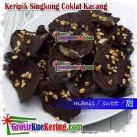 Keripik Singkong Coklat Kacang
