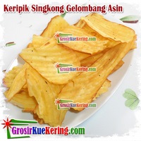 Keripik Singkong Gelombang Asin  