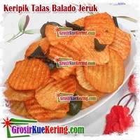 Keripik Talas Balado Jeruk  