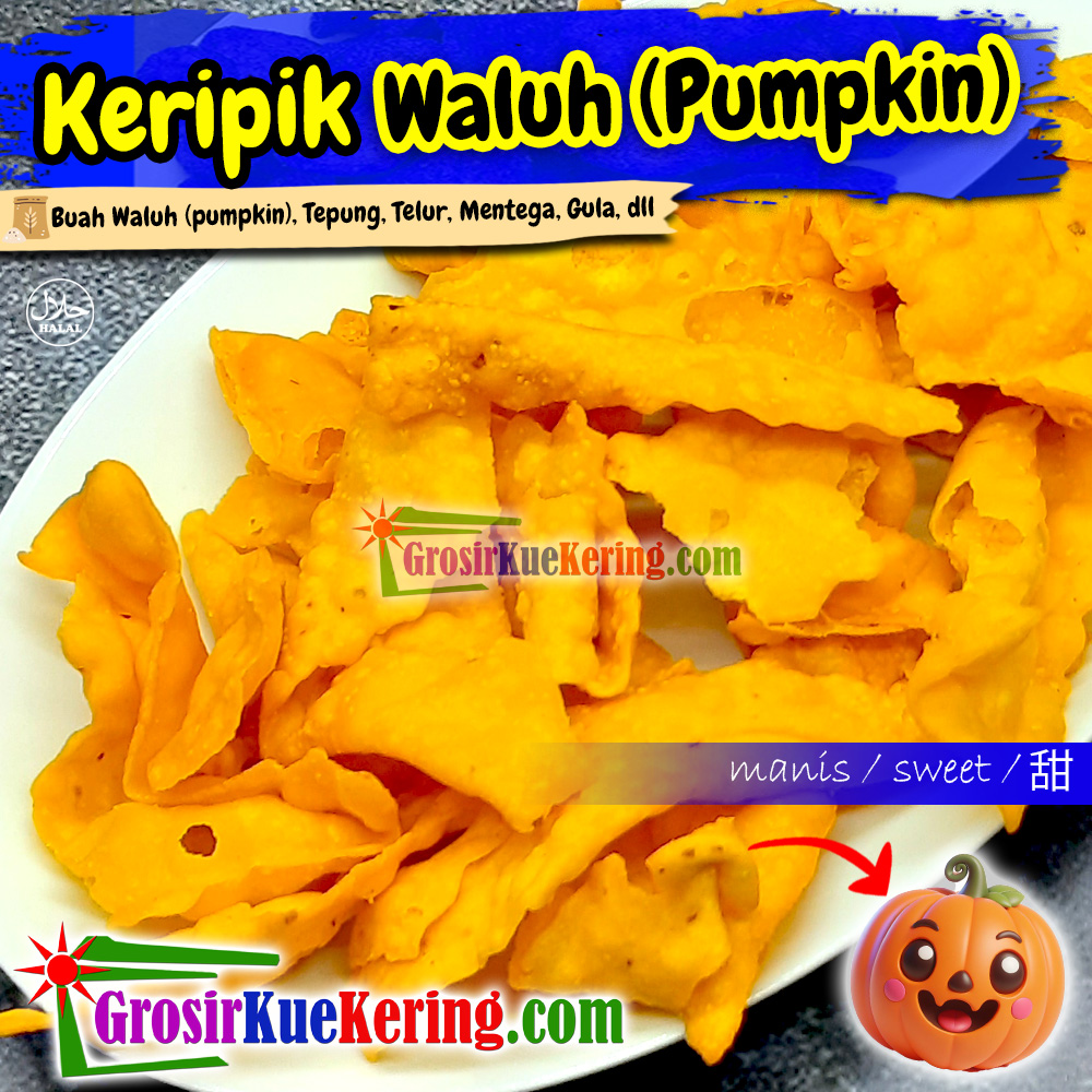 Keripik Waluh / Labu Kuning / Pumpkin Original 