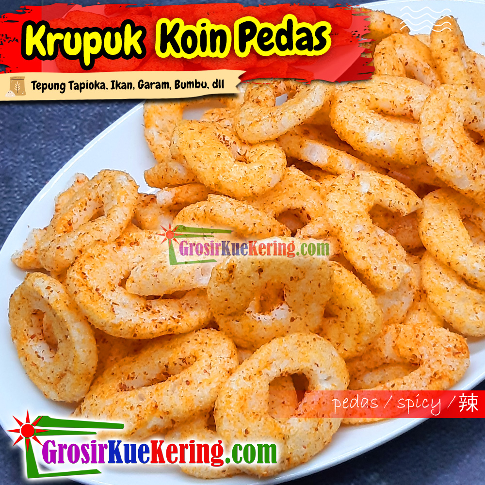 Krupuk Koin Pedas