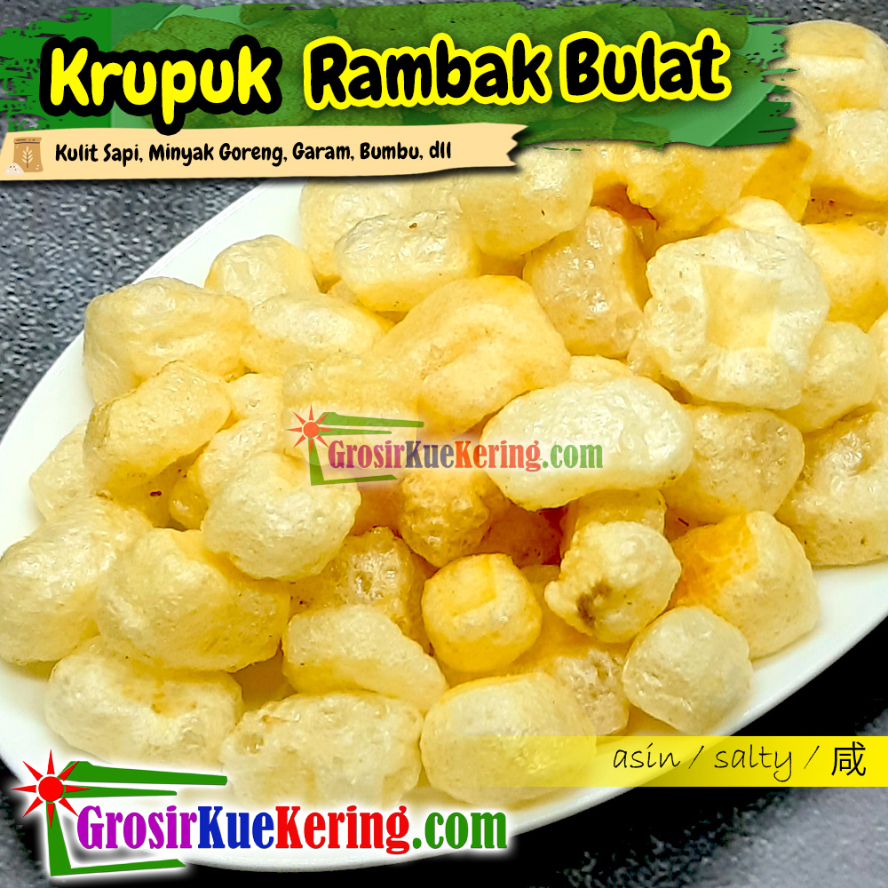 Krupuk Rambak Bulat  