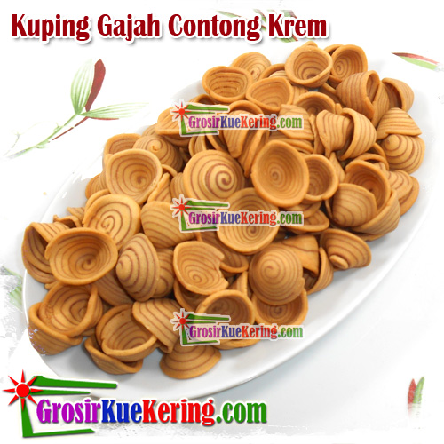 Kuping Gajah Contong Krem  