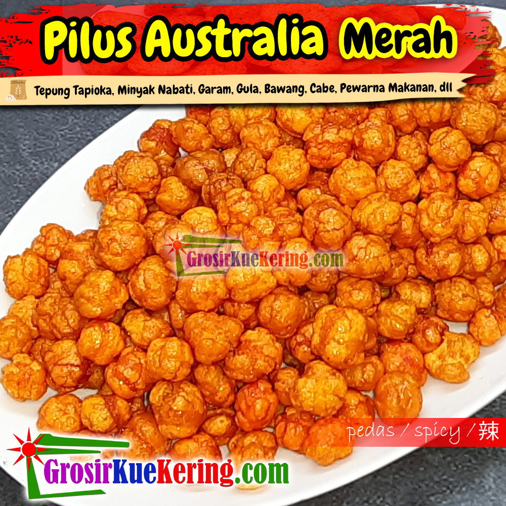 Pilus Australi Pedas Merah