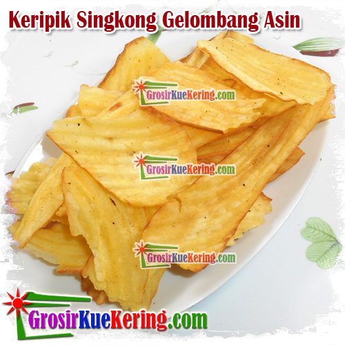 Keripik Singkong Gelombang Asin  