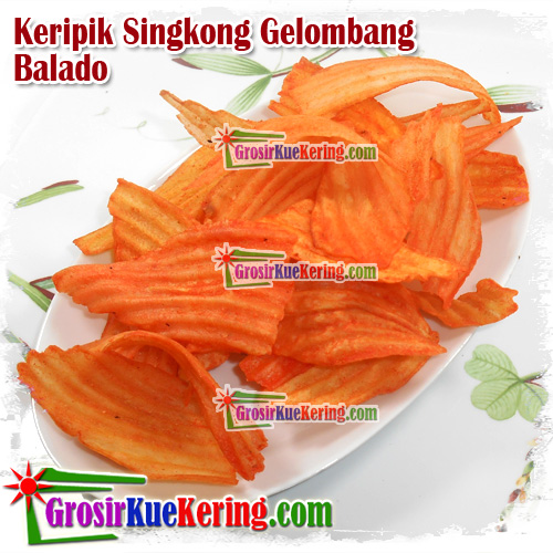 Keripik Singkong Gelombang Balado 