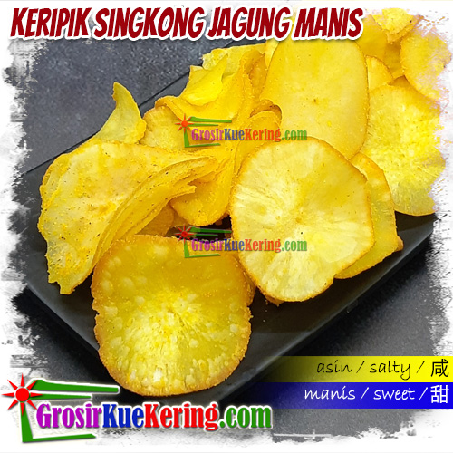 Keripik Singkong Bulat Jagung Manis 