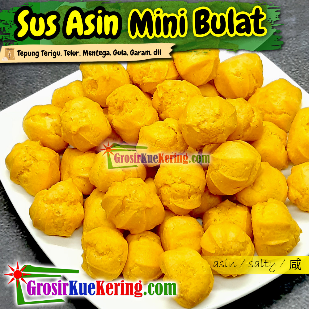 Soes / Sus Asin Mini Bulat  