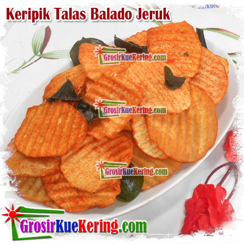 Keripik Talas Balado Jeruk  